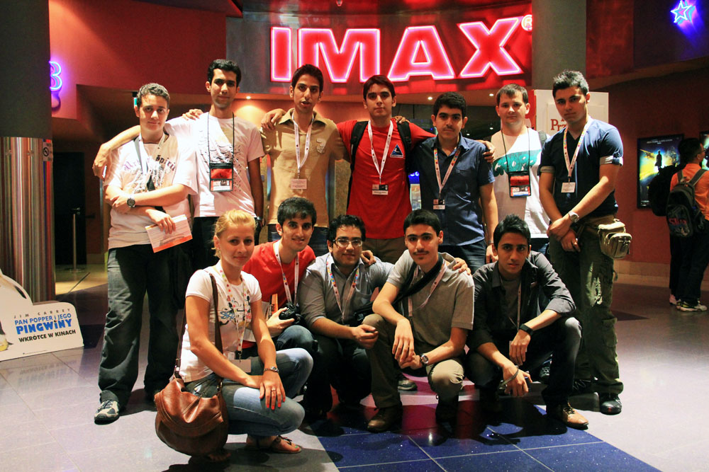 Our team in cinema